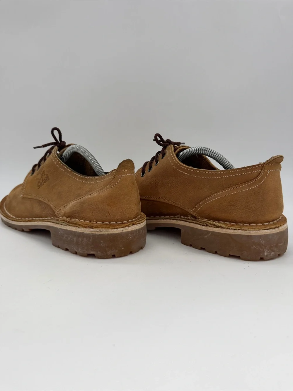 Authentic Bata Safari Kenya Low Cut Oxfords Desert Shoes Men's 9.5 Wheat NuBuck